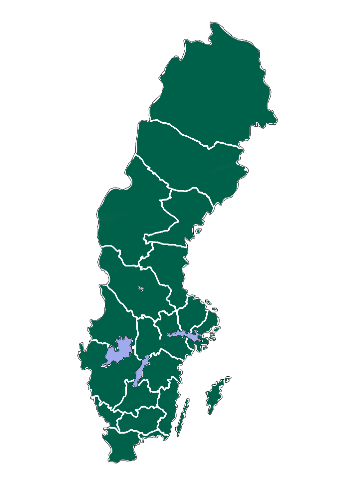 sverigekarta